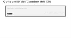 Desktop Screenshot of caminodelcid.es