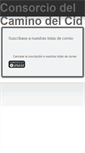 Mobile Screenshot of caminodelcid.es